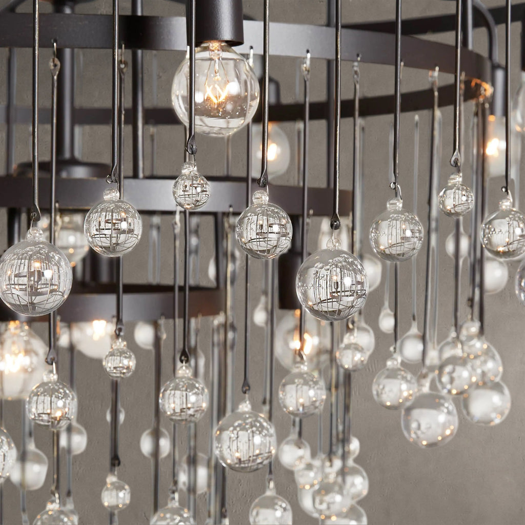 Gembough Crystal Ball Round Chandelier 5 Light / 8 Light
