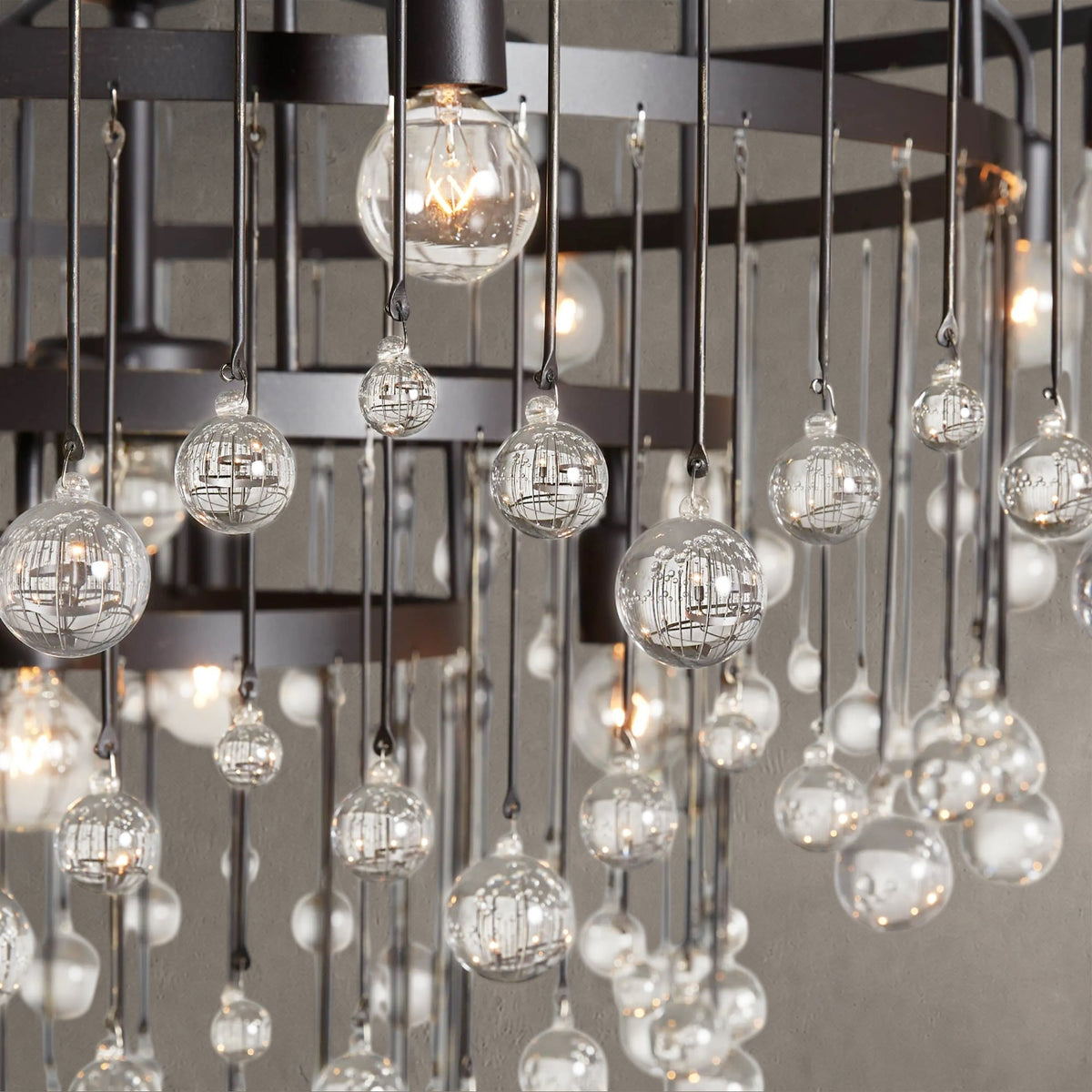 Gembough Crystal Ball Round Chandelier 5 Light / 8 Light