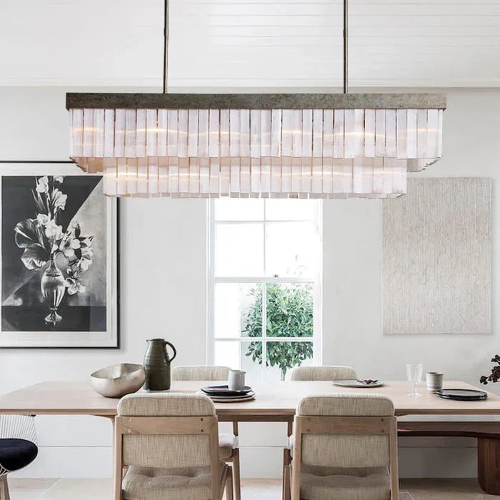 Sparveil Rectangular Chandelier 49''59''