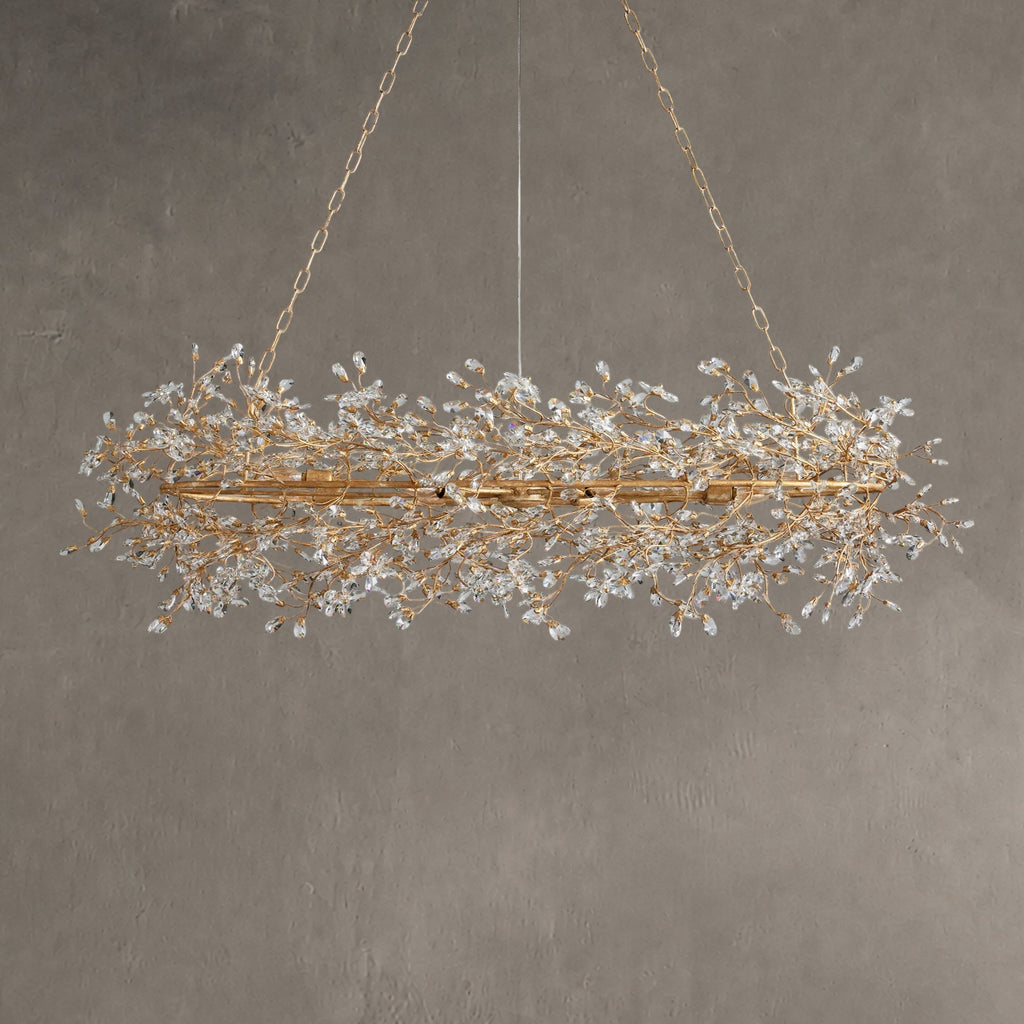 Bloomtress Oval Chandelier 62''74''
