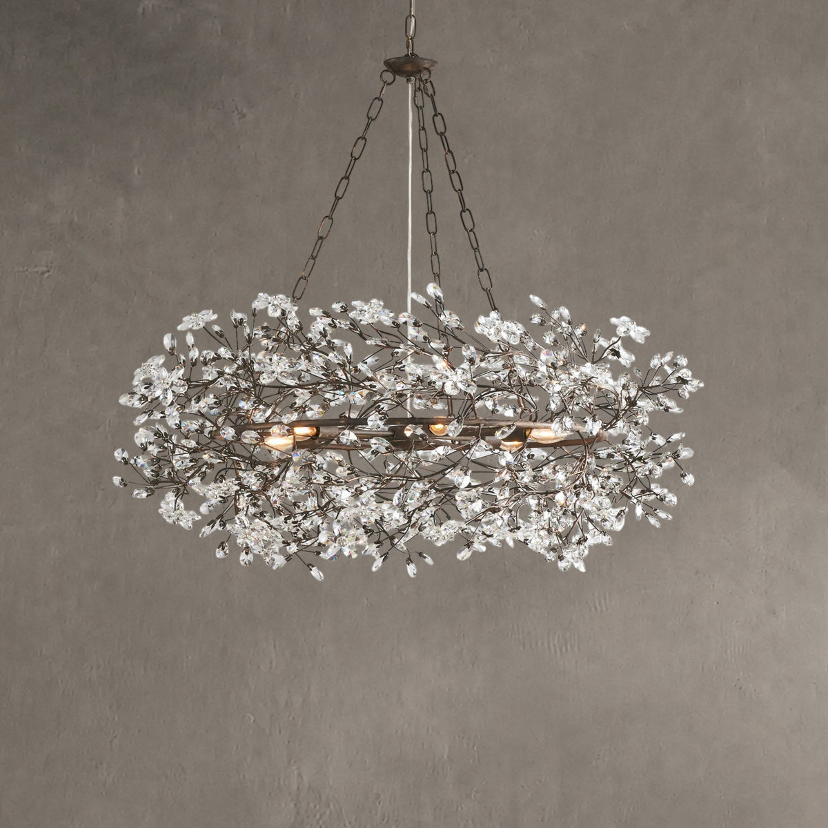 Bloomtress Crown Chandelier 39" 48" 60"