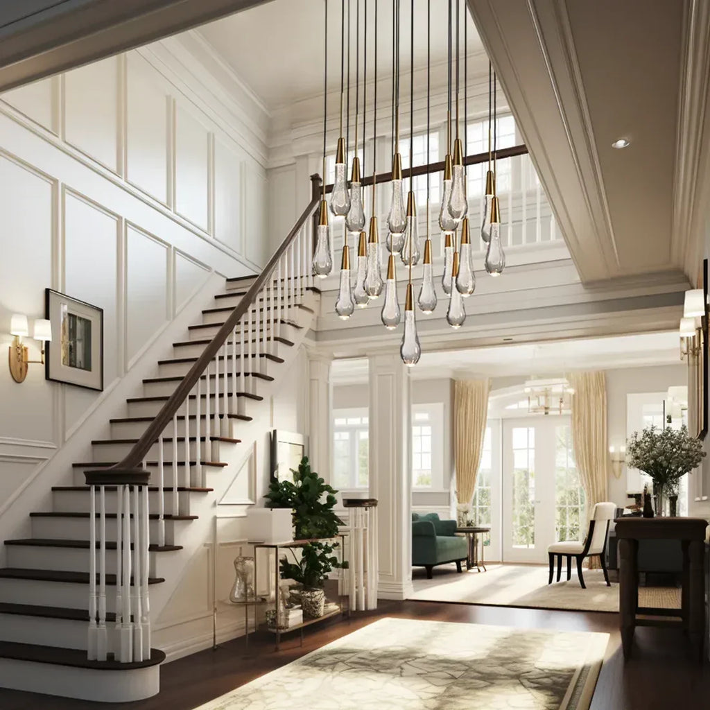 Rillfall Round Chandelier 17" 24" 36“48‘’ 58“