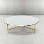 Thaddeus Marble Round Coffee Table 55"D