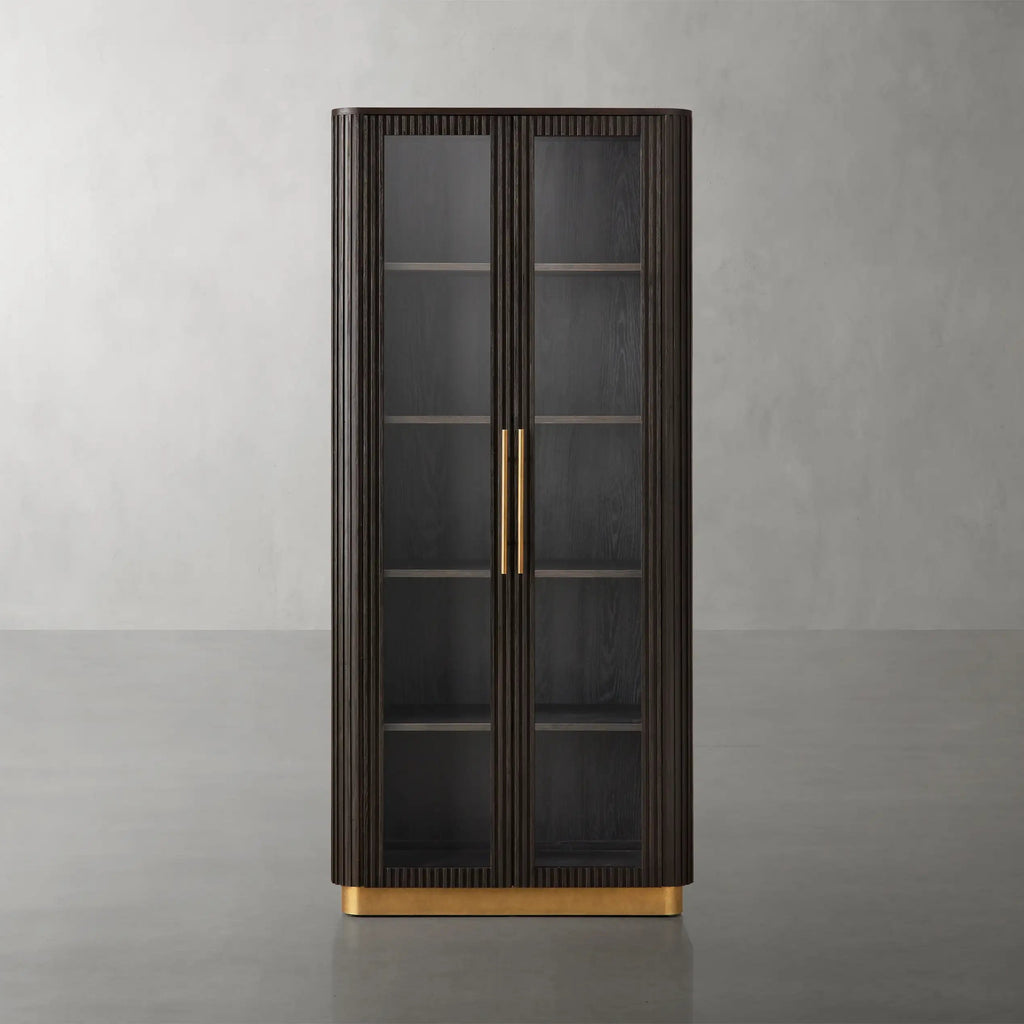 Finelle Glass Tall Cabinet