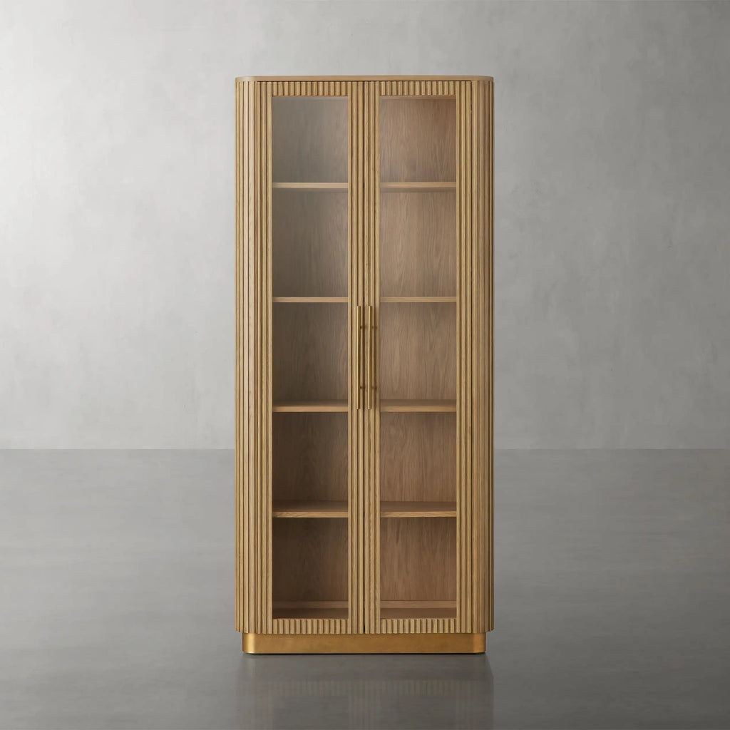 Finelle Glass Tall Cabinet