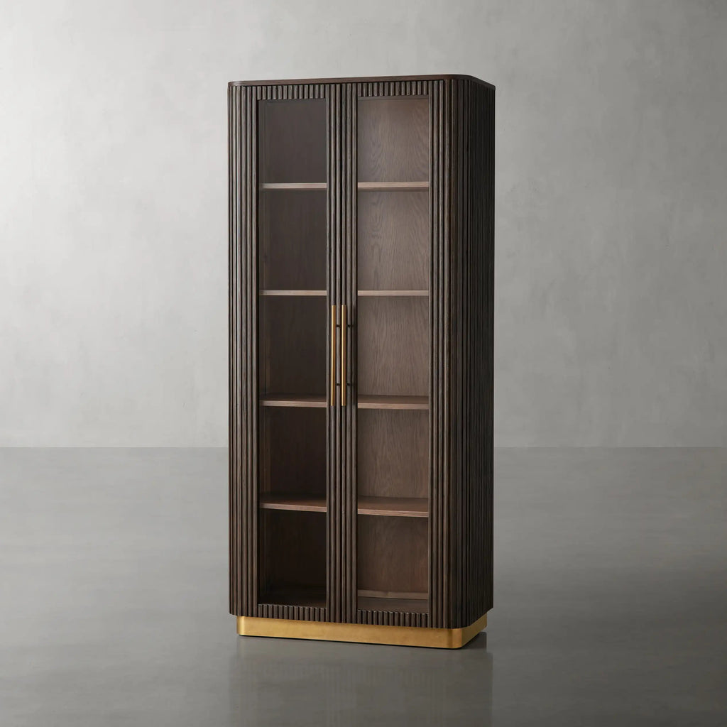 Finelle Glass Tall Cabinet