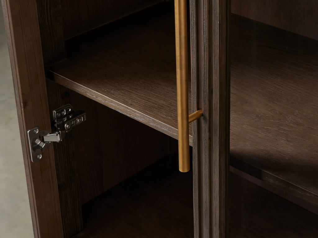 Finelle Glass Tall Cabinet