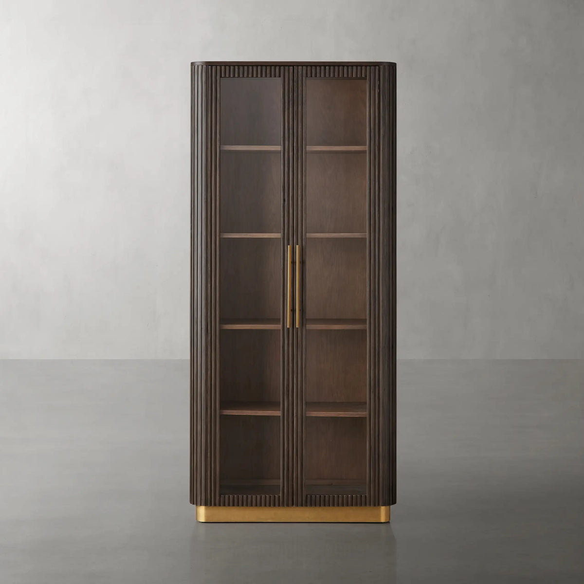 Finelle Glass Tall Cabinet