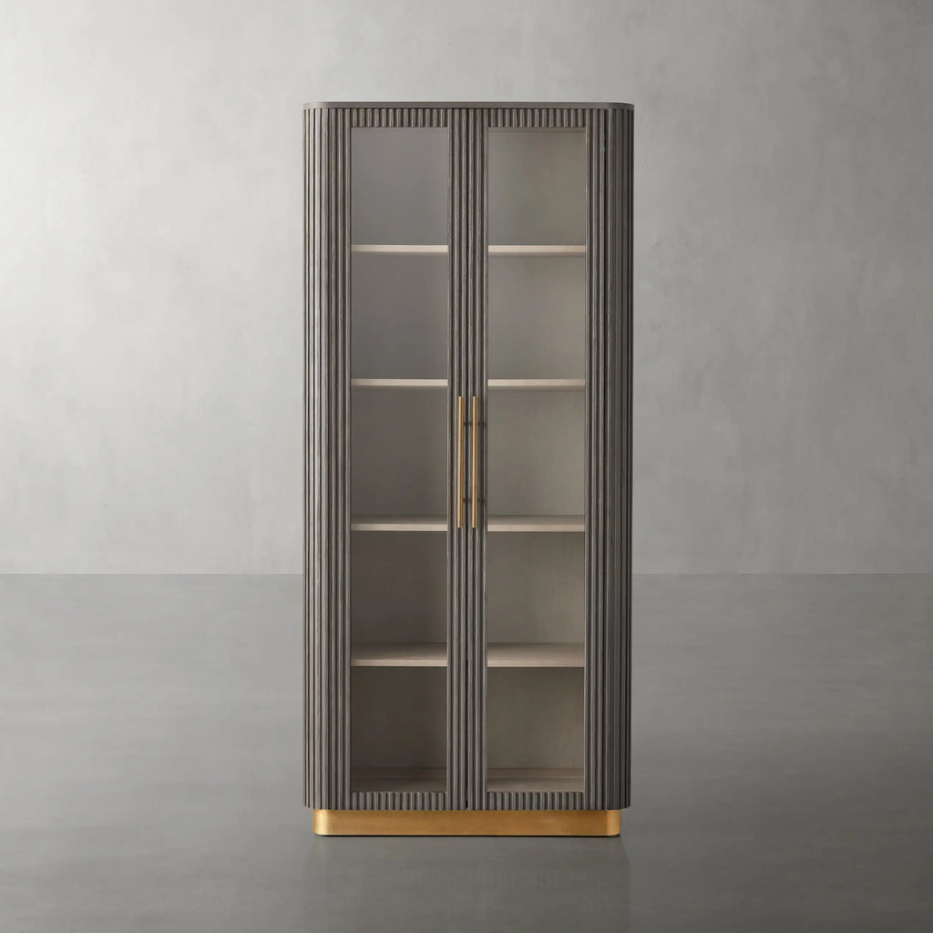 Finelle Glass Tall Cabinet