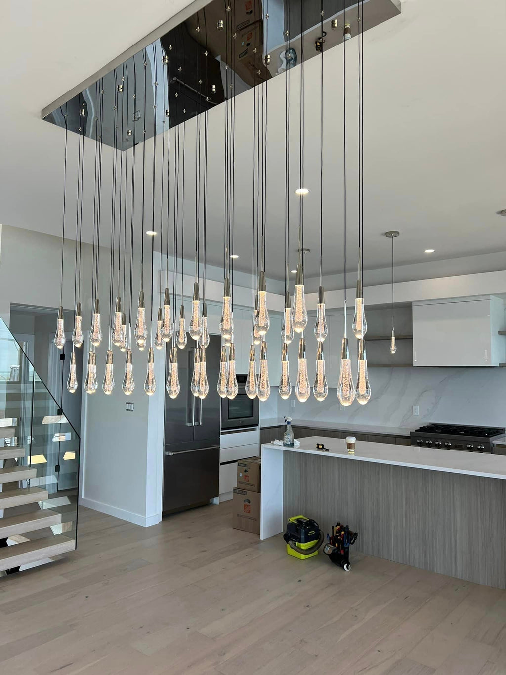 Rillfall Linear Chandelier 37"50"70"87"120"