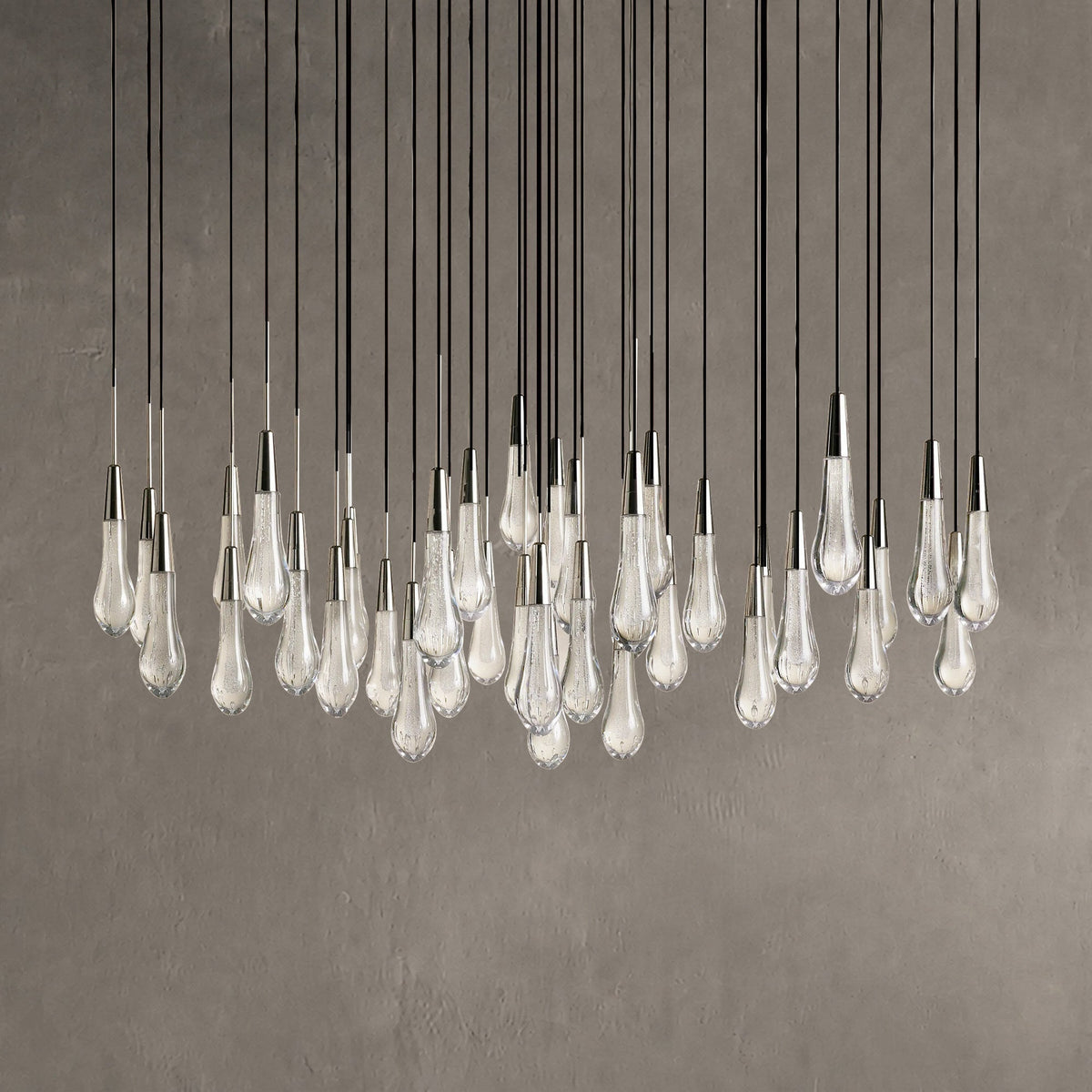 Rillfall Round Chandelier 17" 24" 36“48‘’ 58“