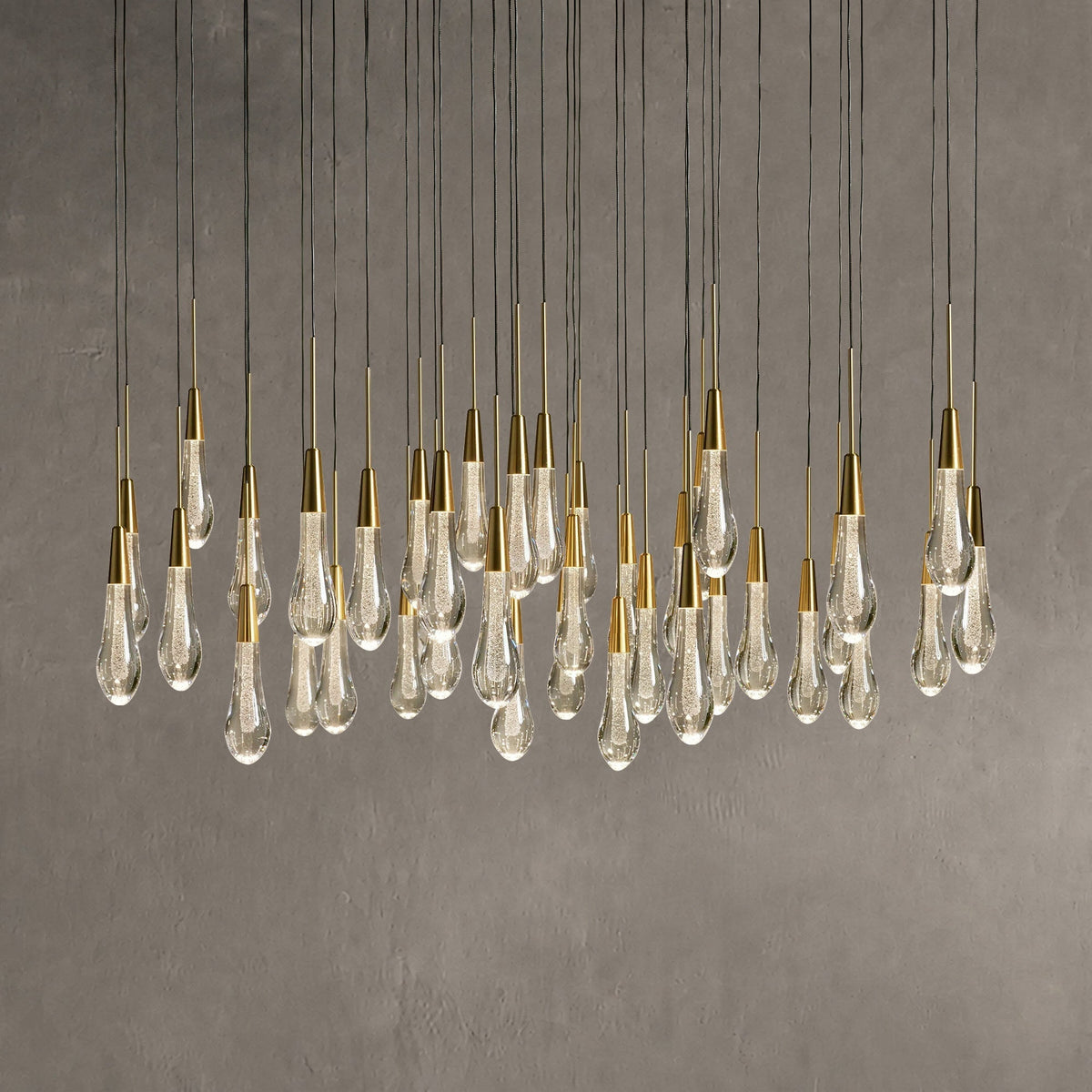 Rillfall Round Chandelier 17" 24" 36“48‘’ 58“