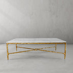 Thadson Rectangle Marble Coffee Table 48" 55" 60" 67"
