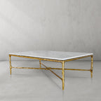 Thadson Rectangle Marble Coffee Table 48" 55" 60" 67"