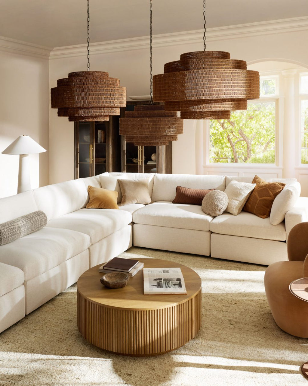Weavefall Chandelier 28'' 40''D