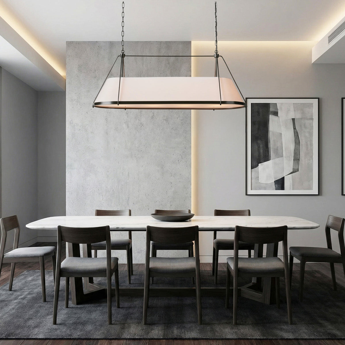 Shadebrace Linear Chandelier