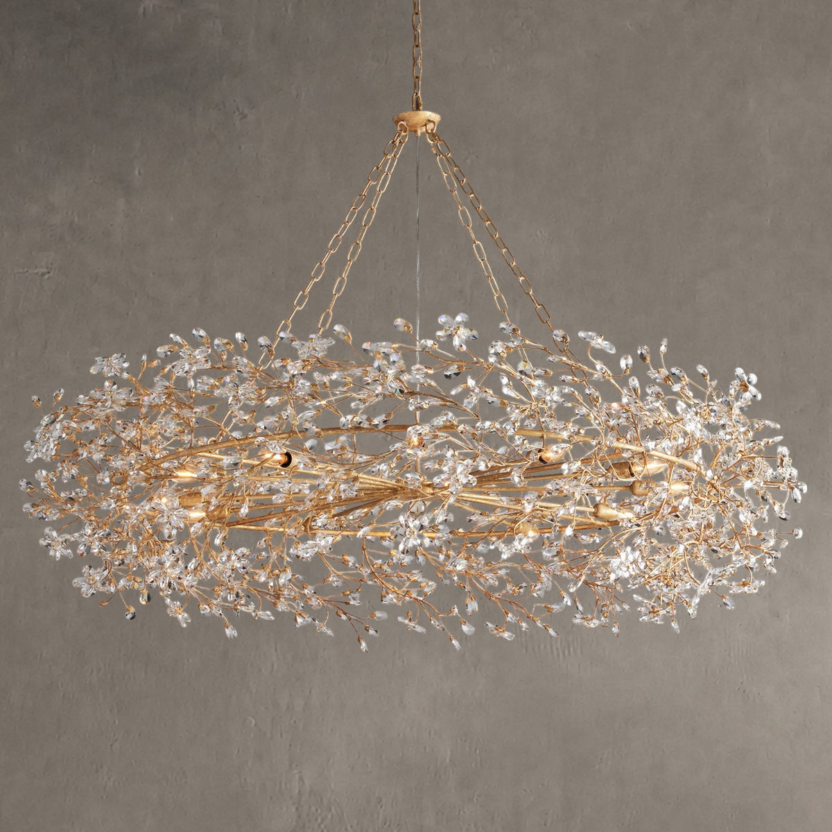 Bloomtress Crown Chandelier 39" 48" 60"