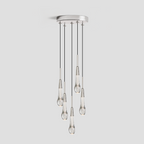 Rillfall Cluster Crystal Pendant 3 Light 5 Light 7Light