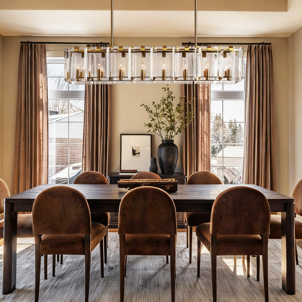 Gleamframe Rectangular Chandelier 12/16 Light