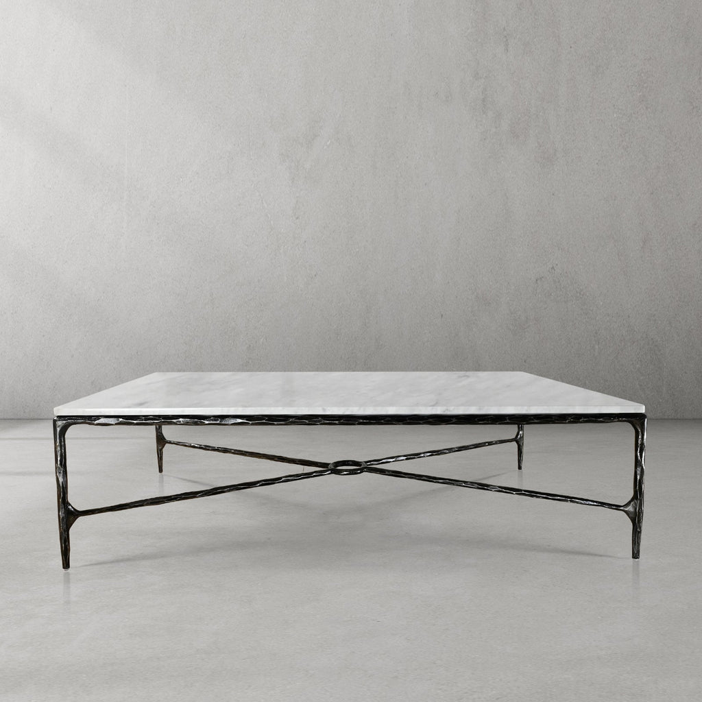 Thadson Rectangle Marble Coffee Table 48" 55" 60" 67"