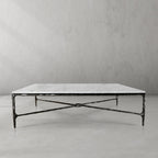 Thadson Rectangle Marble Coffee Table 48" 55" 60" 67"