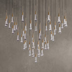 Rillfall Round Chandelier 17" 24" 36“48‘’ 58“