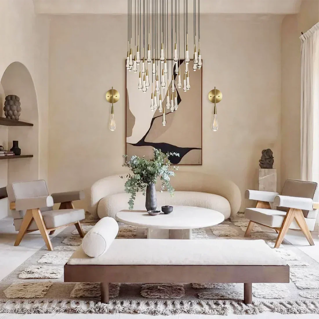 Rillfall Round Chandelier 17" 24" 36“48‘’ 58“
