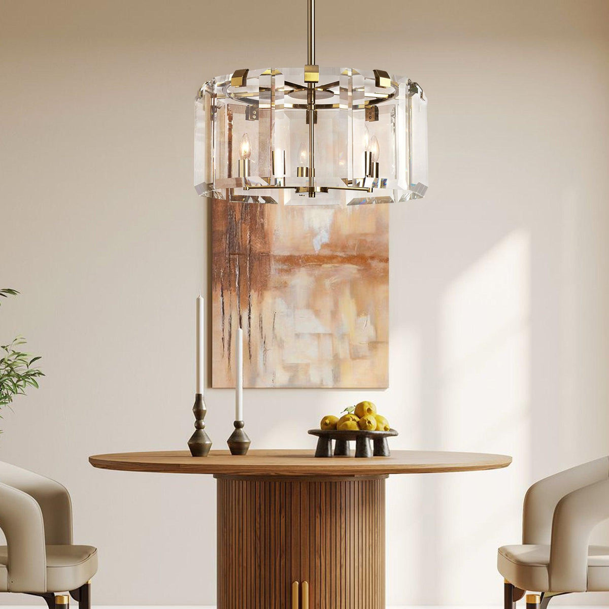 Gleamframe Round Chandelier