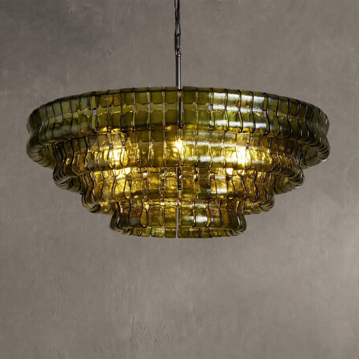 Frostweft Round Chandelier