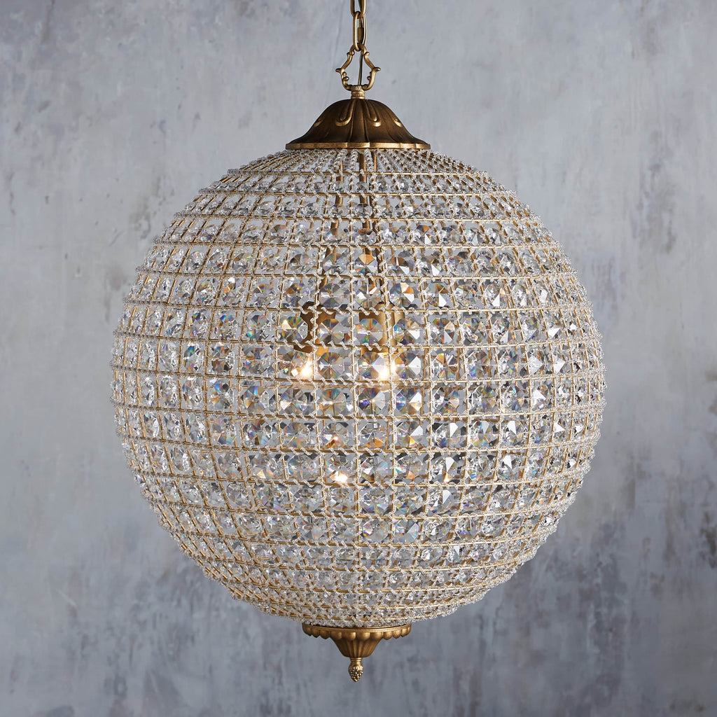 Beadgala Round Chandelier