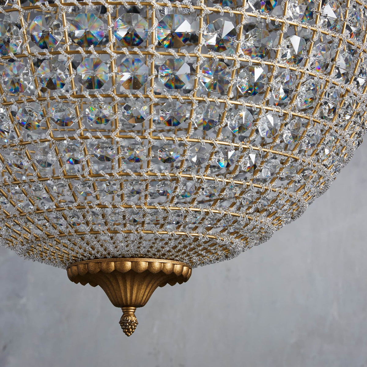 Beadgala Round Chandelier