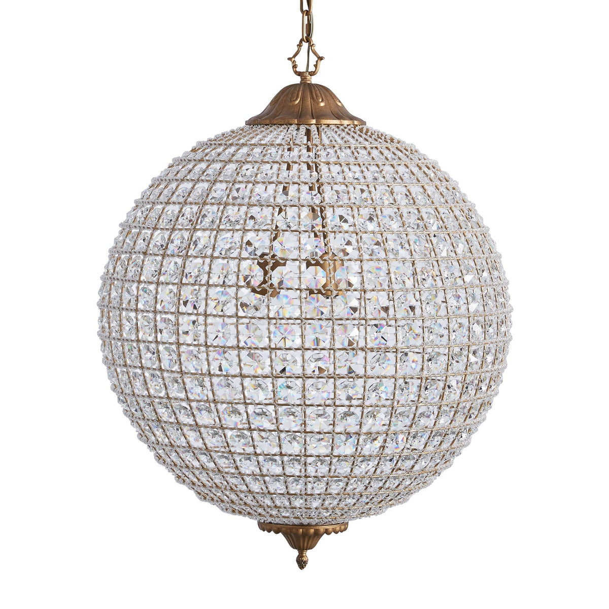 Beadgala Round Chandelier