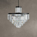 Prismcourt Elegant 22-Light Crystal Chandelier with Bronze Finish