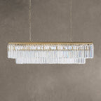 Prismcourt Tiered Rectangular Chandelier