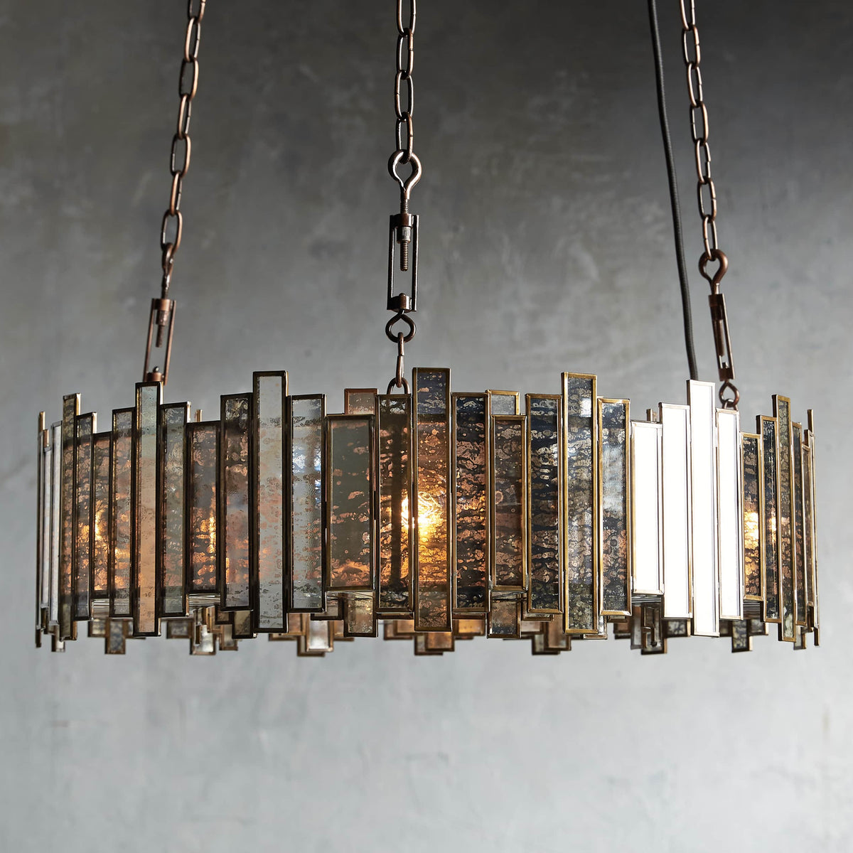 Mirrortrace Round Chandelier