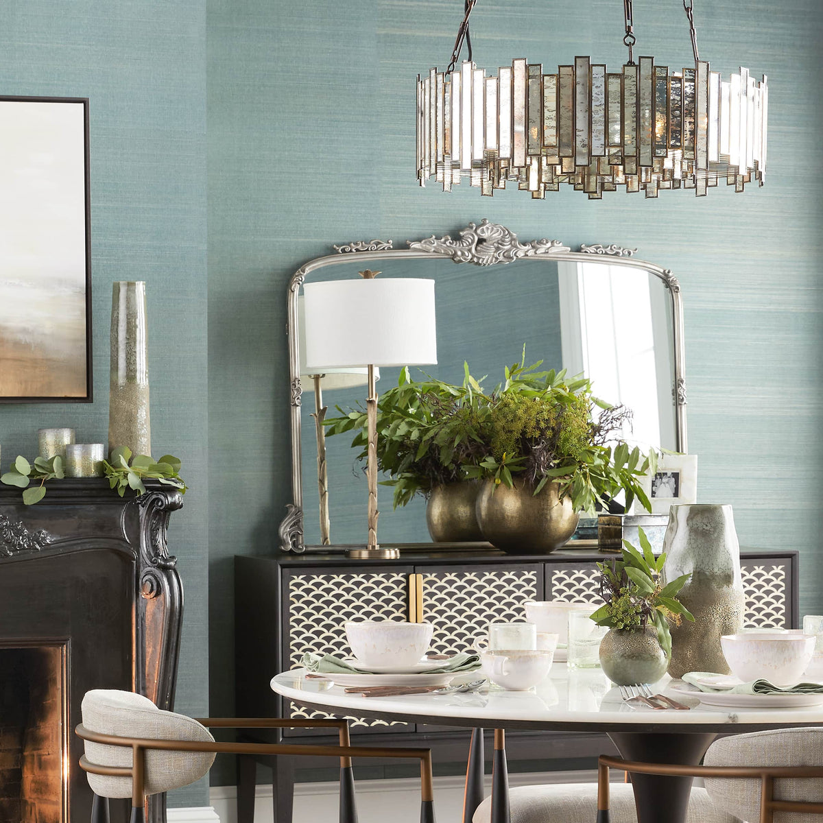 Mirrortrace Round Chandelier