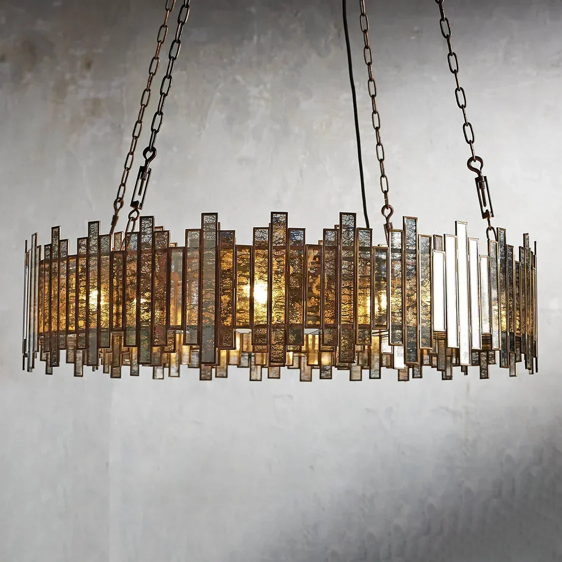 Mirrortrace Round Chandelier