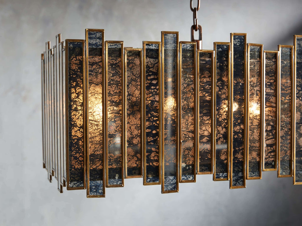 Mirrortrace Rectangular Chandelier