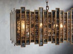 Mirrortrace Rectangular Chandelier