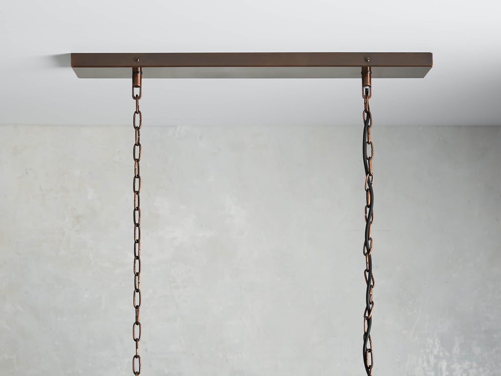 Mirrortrace Rectangular Chandelier