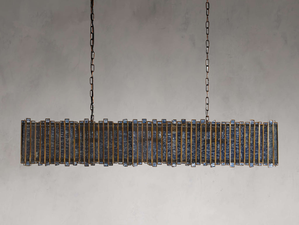 Mirrortrace Rectangular Chandelier