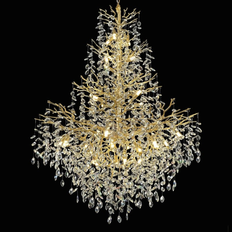 Modern Ice Eye Crystal Branch Chandelier