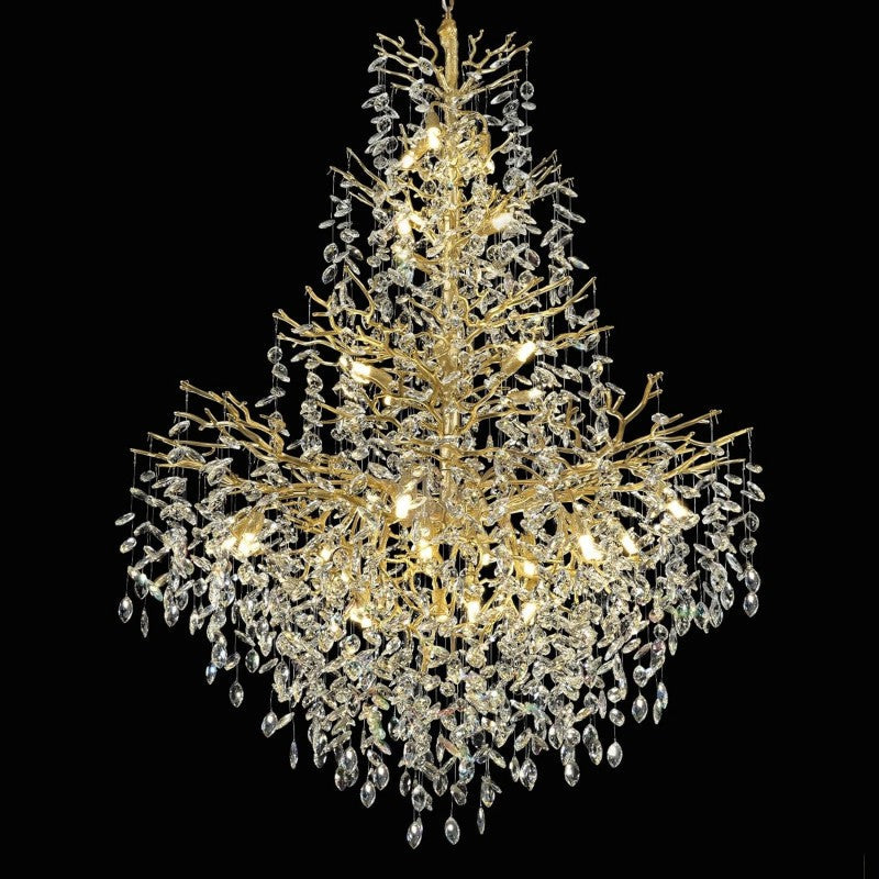 Modern Ice Eye Crystal Branch Chandelier