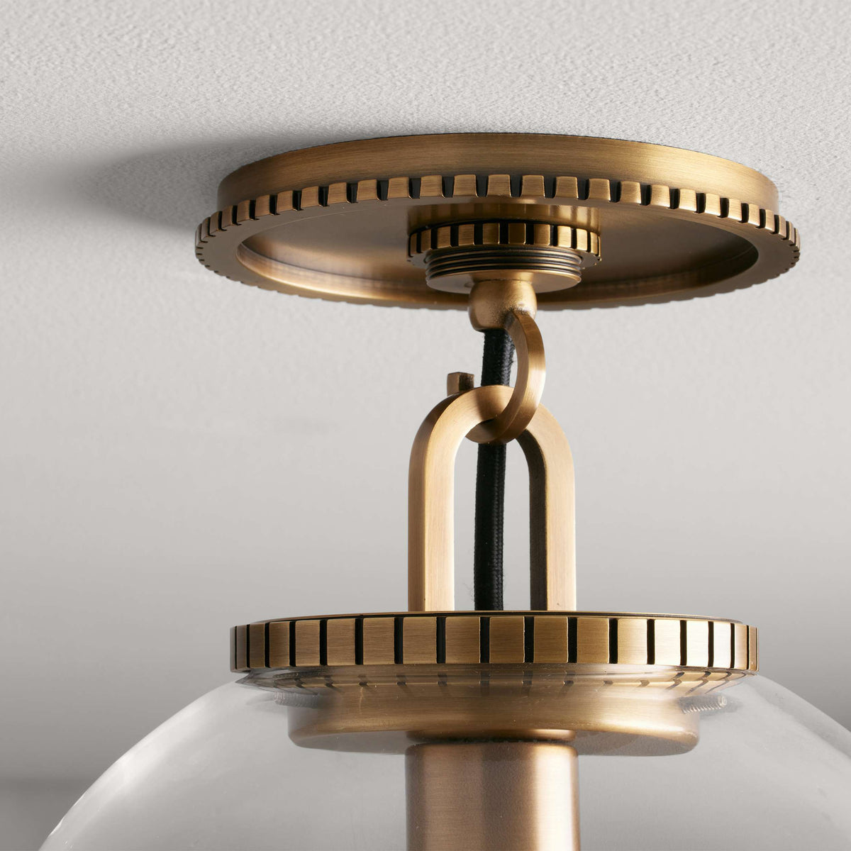 Glasshaven Globe Flushmount