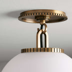 Glasshaven Globe Flushmount