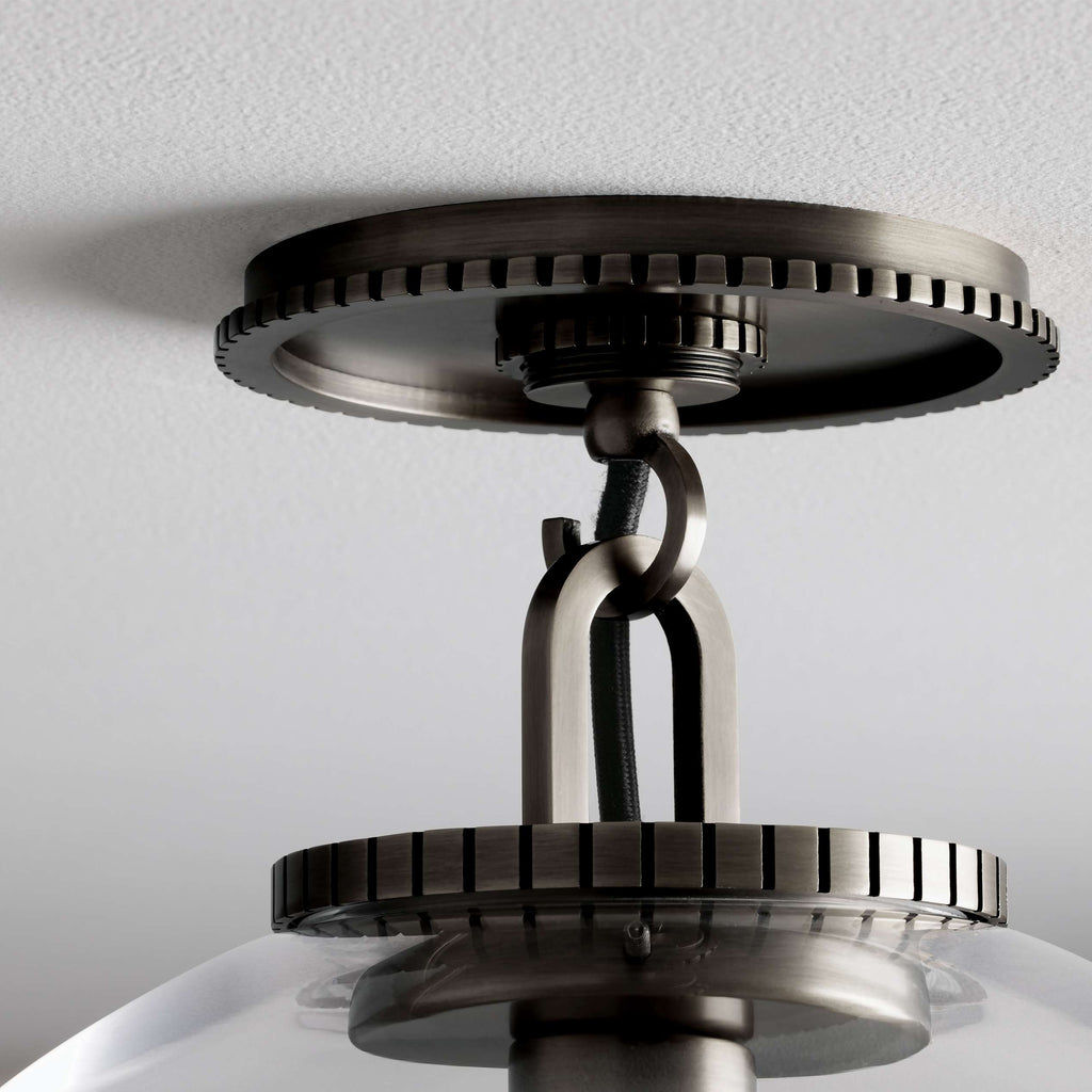 Glasshaven Globe Flushmount