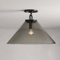 Glasshaven Cone Flush Mount