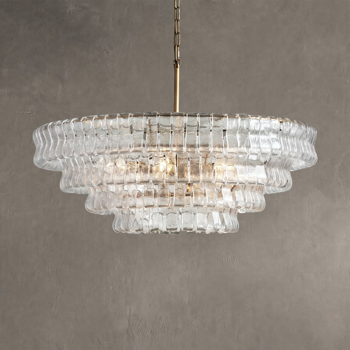 Frostweft Round Chandelier