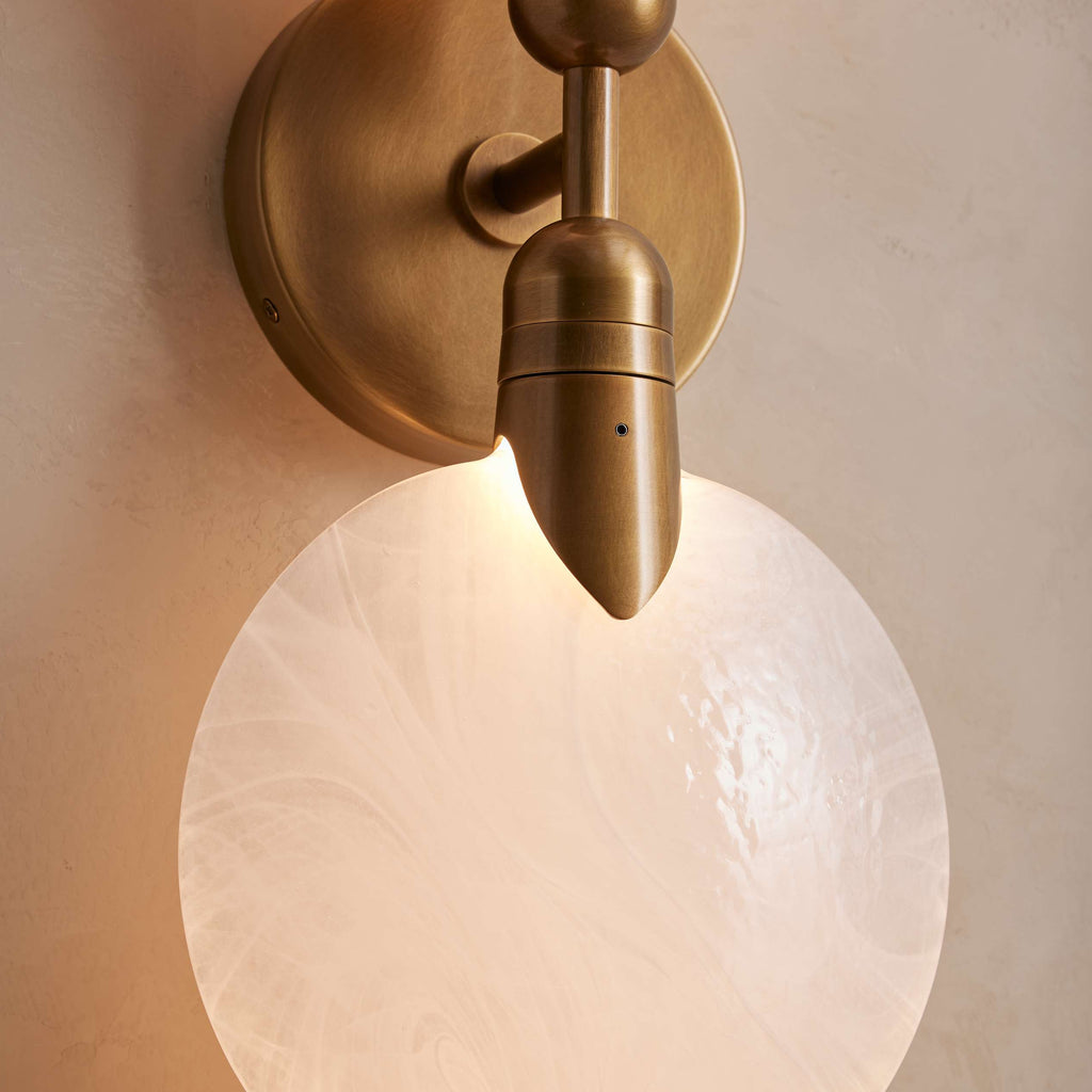 Petalwake Double Sconce