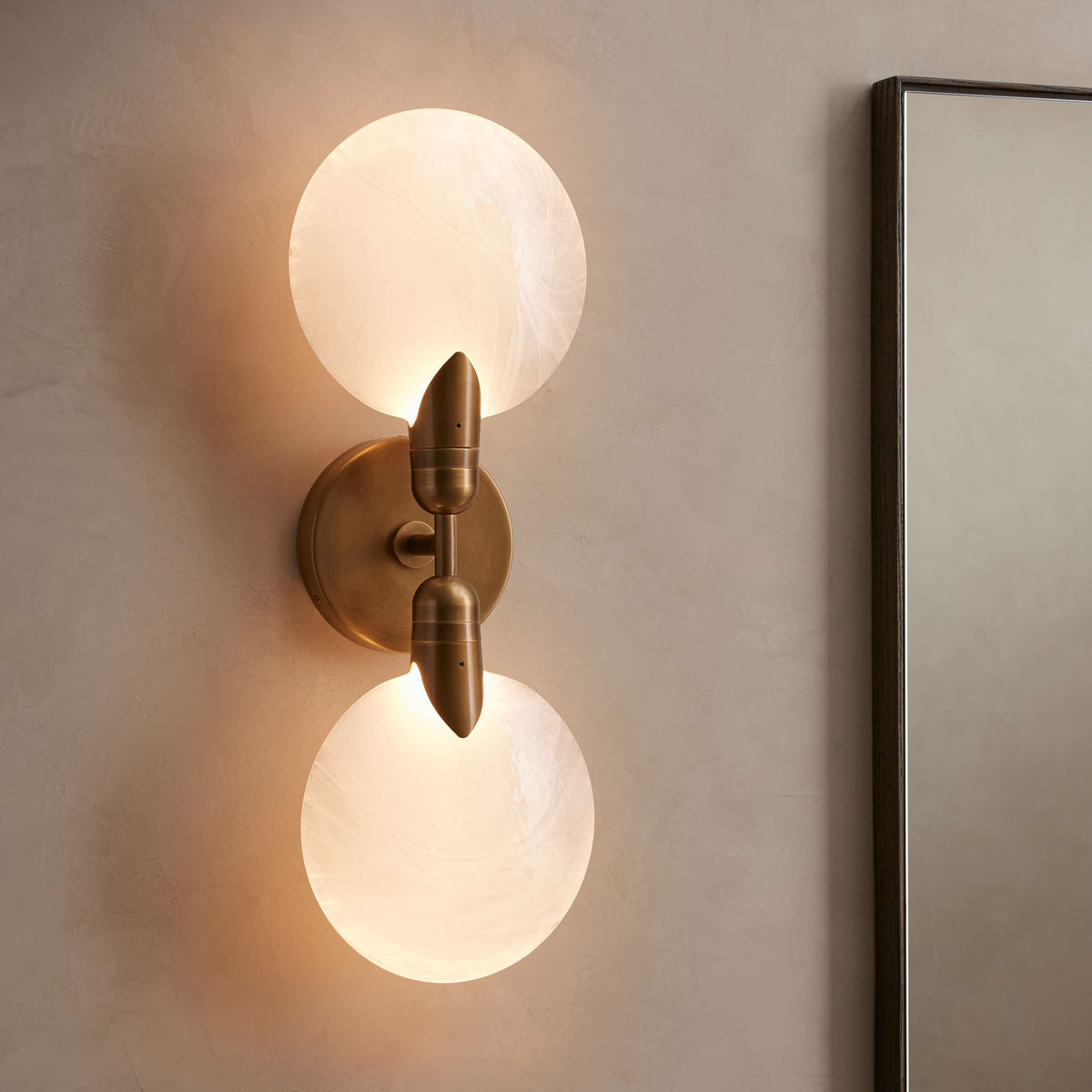 Petalwake Double Sconce